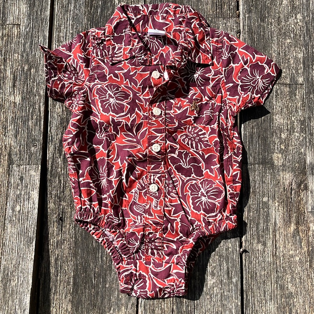 New With Tags Baby Gap Hawaiian Onesie